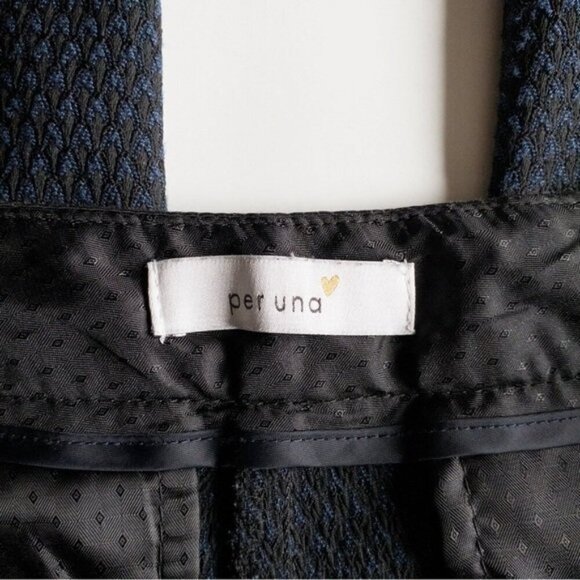 Per Una Dress Pants Black and Blue Diamond Pattern Womens Size 10 Contemporary - Picture 7 of 8